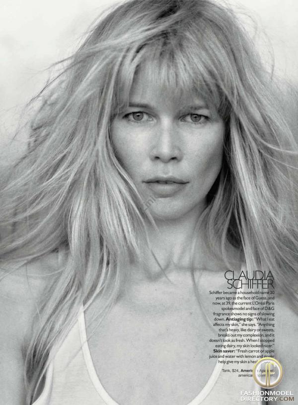 claudia schiffer hair. Claudia Schiffer