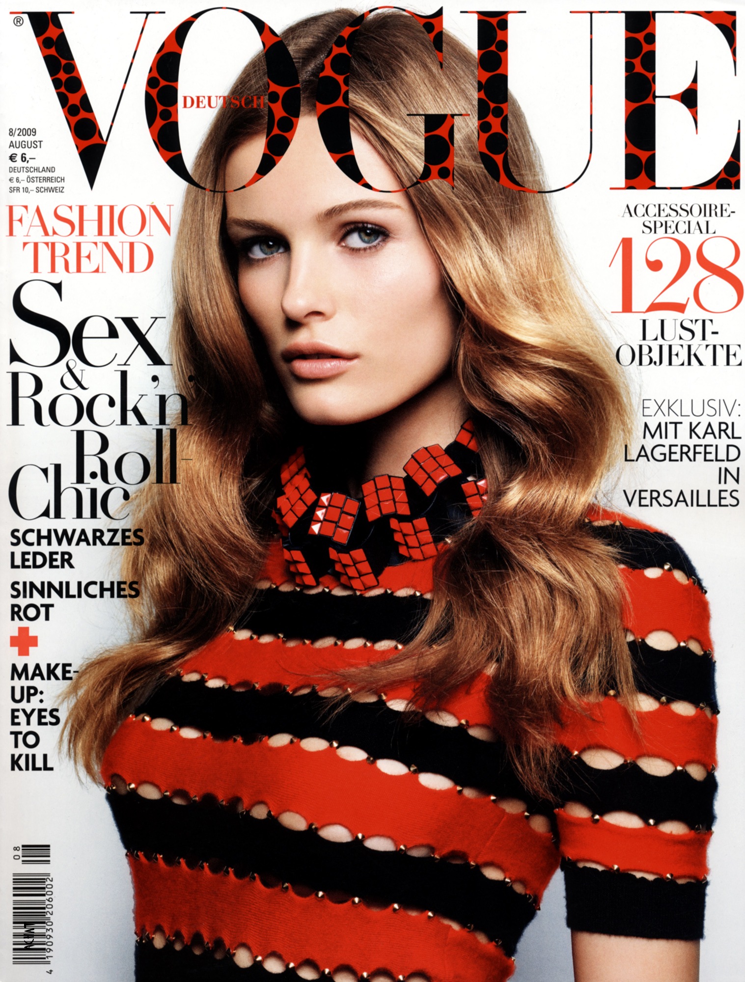 Covers of Vogue Germany with Edita Vilkeviciute, 958 2009 | Magazines ...